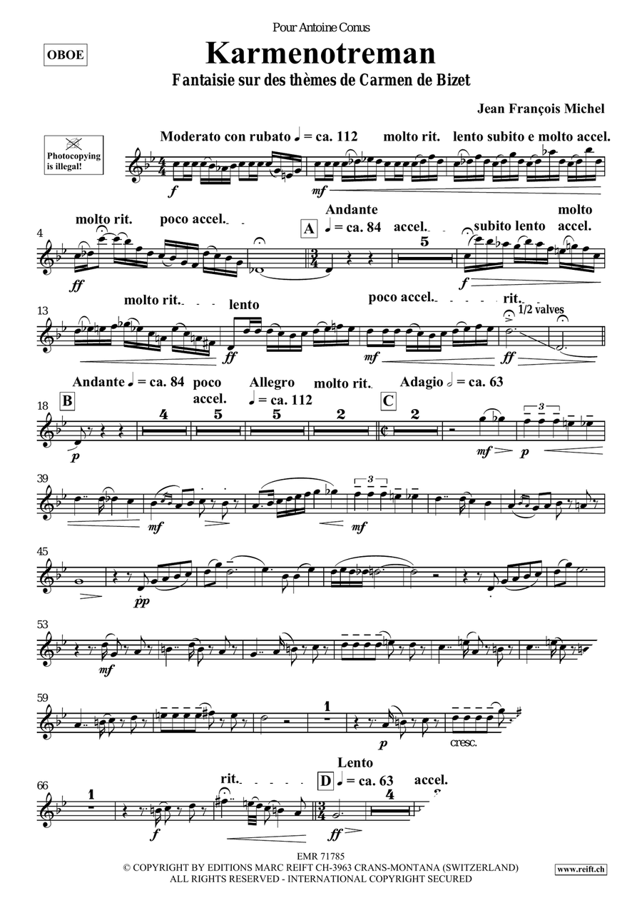 Karmenotreman Karmenotreman Piano Accompaniment scores gallery preview page 4