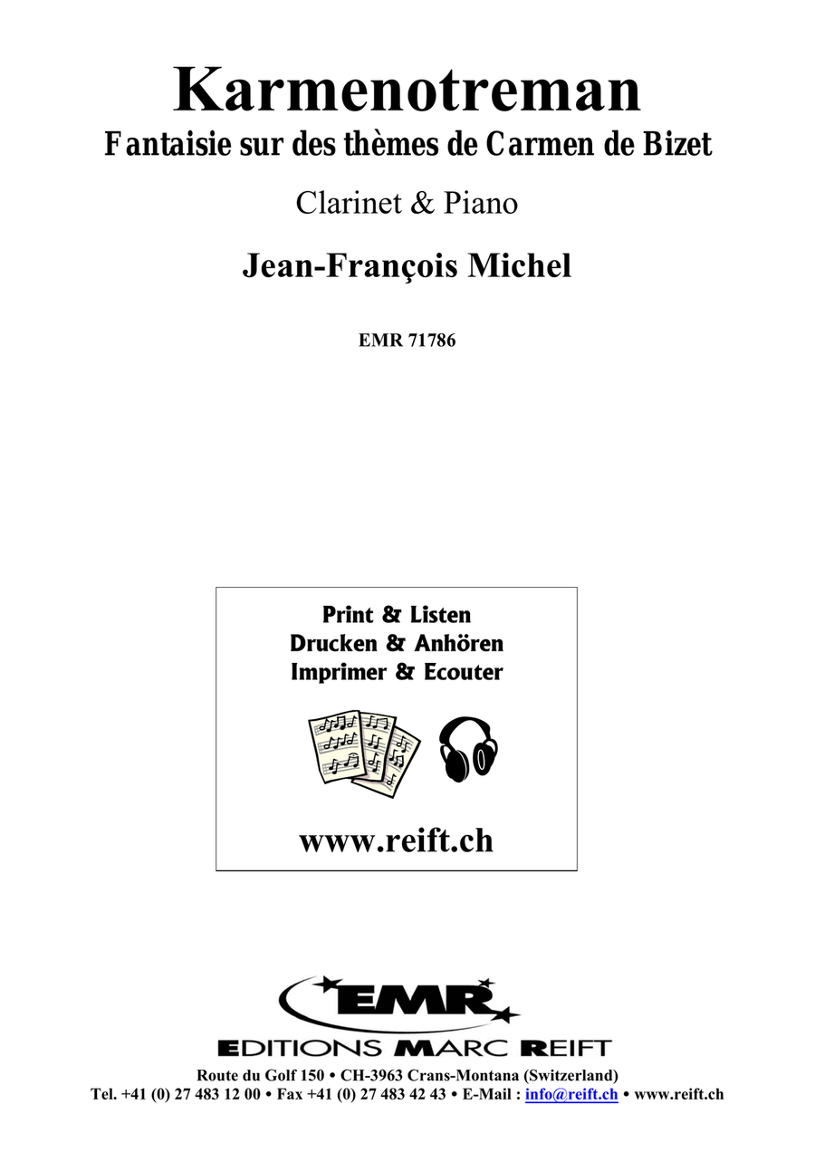 Karmenotreman Karmenotreman Clarinet Solo scores gallery preview page 2