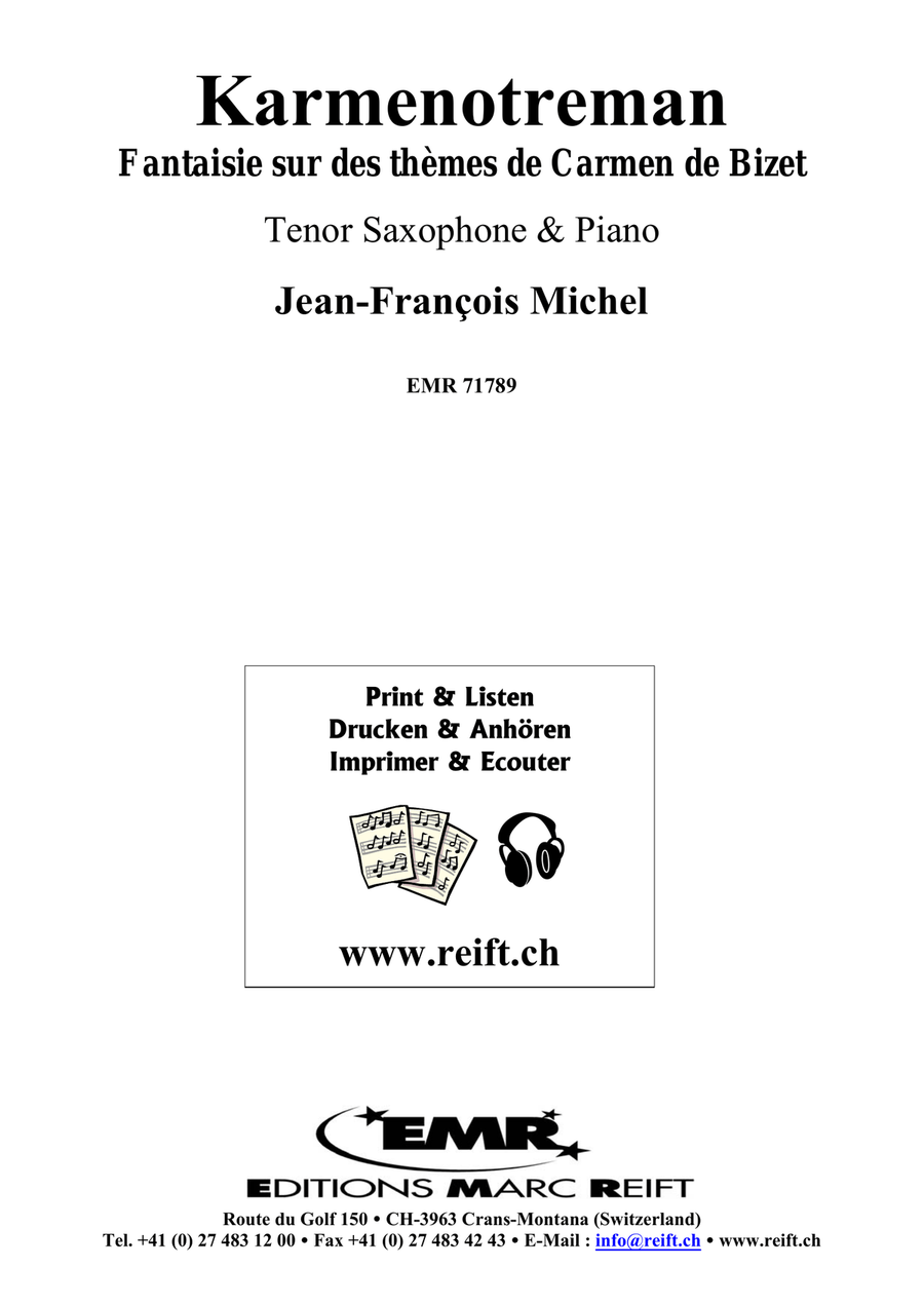 Karmenotreman Tenor Saxophone scores gallery preview page 2