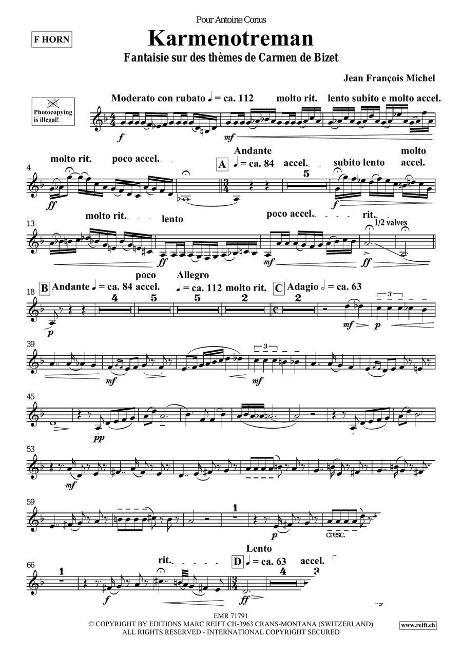 Karmenotreman Karmenotreman Horn scores gallery preview page 4