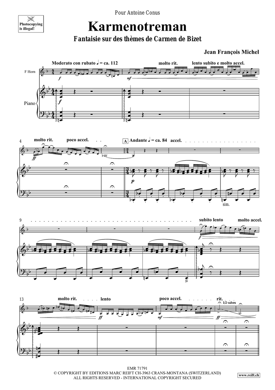 Karmenotreman Karmenotreman Horn scores gallery preview page 5