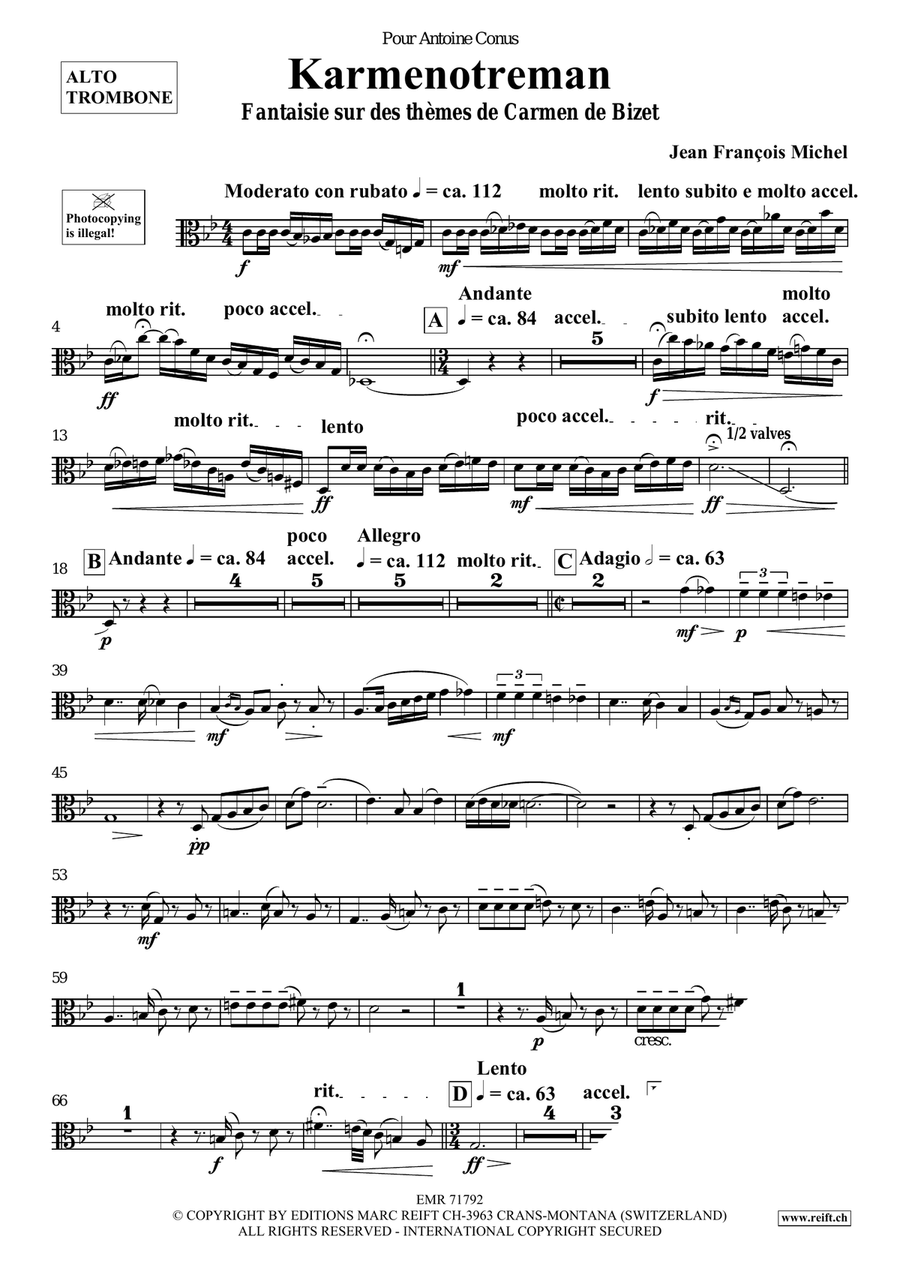 Karmenotreman Karmenotreman Piano Accompaniment scores gallery preview page 4
