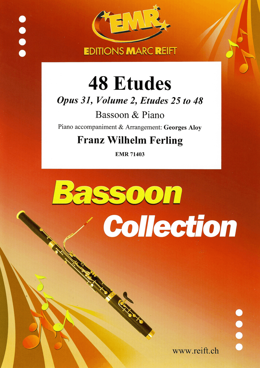 48 Etudes Volume 2 48 Etudes Volume 2 Bassoon Solo scores gallery preview page 1