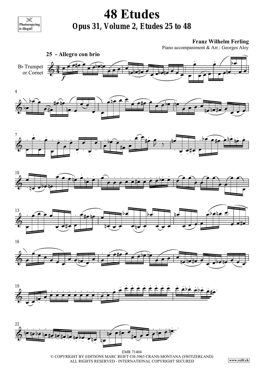 48 Etudes Volume 2 48 Etudes Volume 2 Cornet scores gallery preview page 3