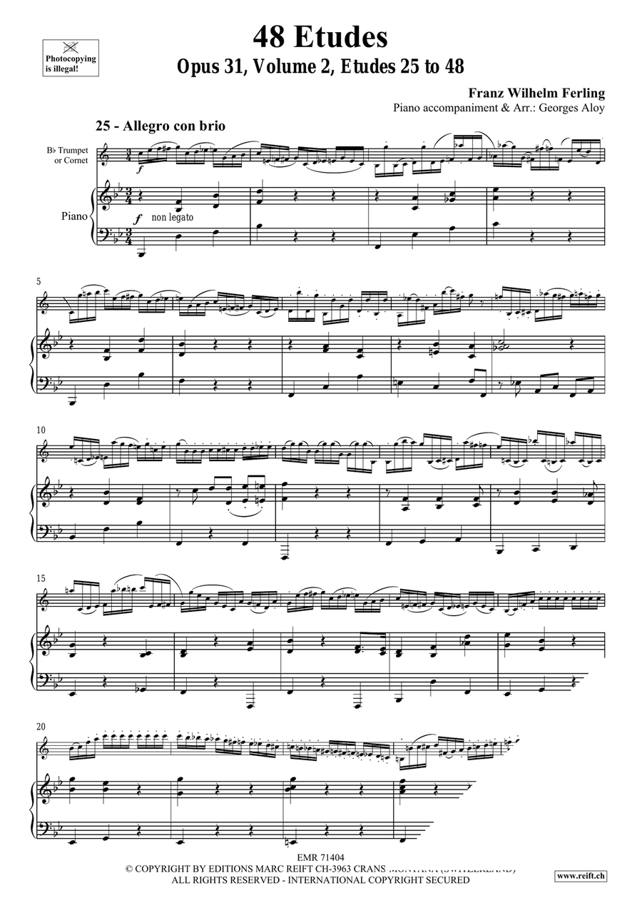 48 Etudes Volume 2 48 Etudes Volume 2 Cornet scores gallery preview page 4