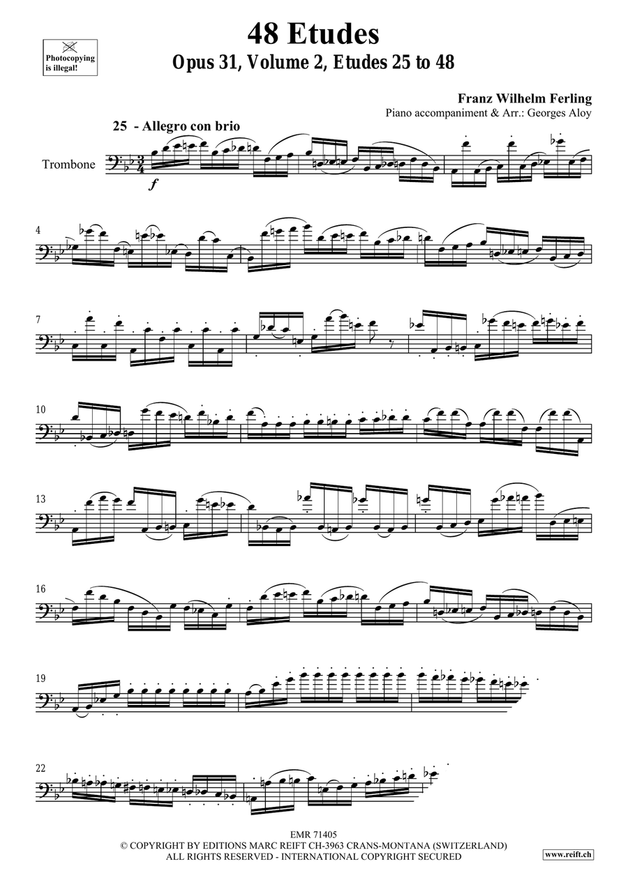 48 Etudes Volume 2 48 Etudes Volume 2 Piano Accompaniment scores gallery preview page 3