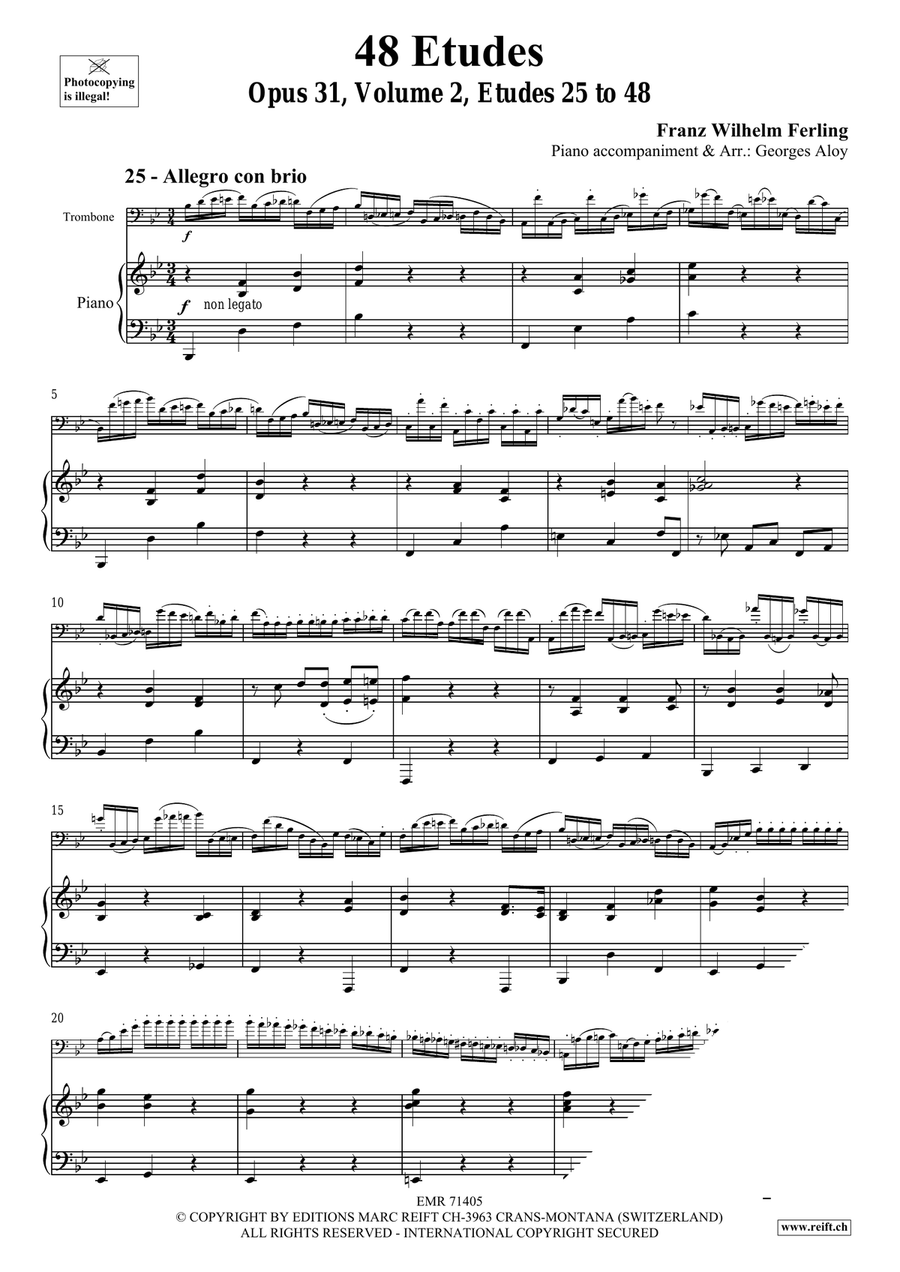 48 Etudes Volume 2 48 Etudes Volume 2 Piano Accompaniment scores gallery preview page 4