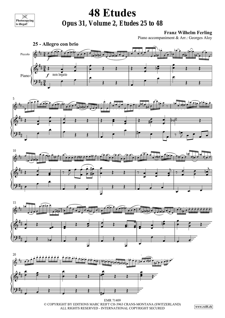 48 Etudes Volume 2 48 Etudes Volume 2 Piccolo scores gallery preview page 4