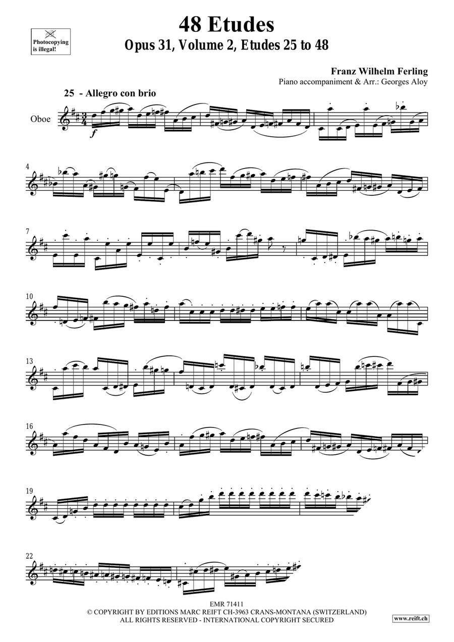 48 Etudes Volume 2 48 Etudes Volume 2 Piano Accompaniment scores gallery preview page 3