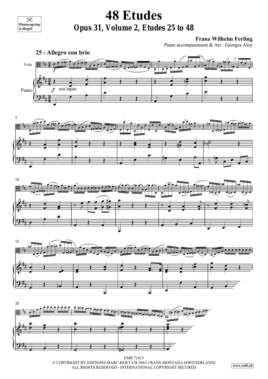 48 Etudes Volume 2 48 Etudes Volume 2 Piano Accompaniment scores gallery preview page 4