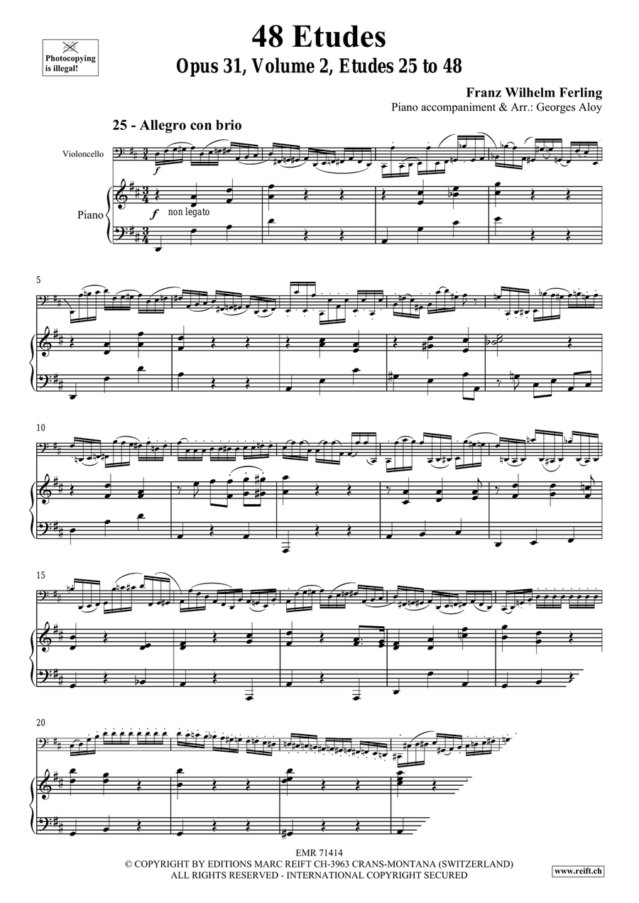 48 Etudes Volume 2 48 Etudes Volume 2 Piano Accompaniment scores gallery preview page 4