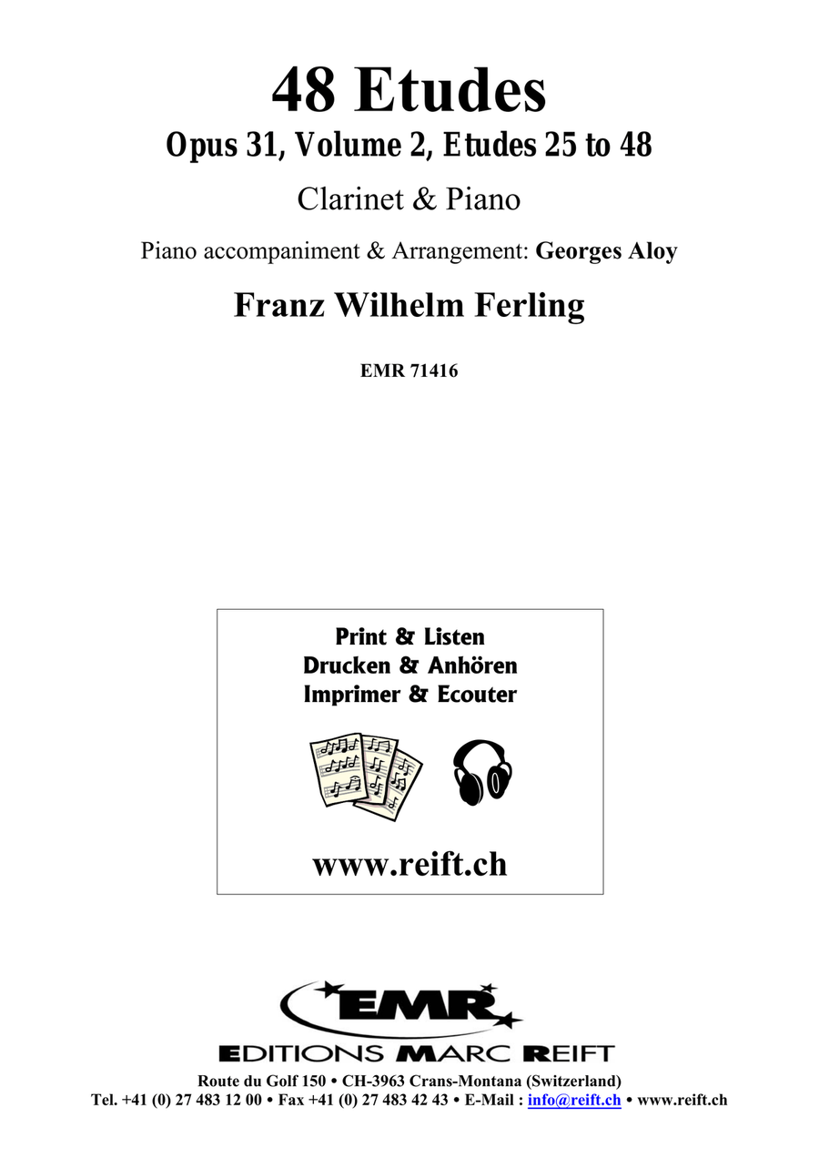 48 Etudes Volume 2 48 Etudes Volume 2 Clarinet Solo scores gallery preview page 2