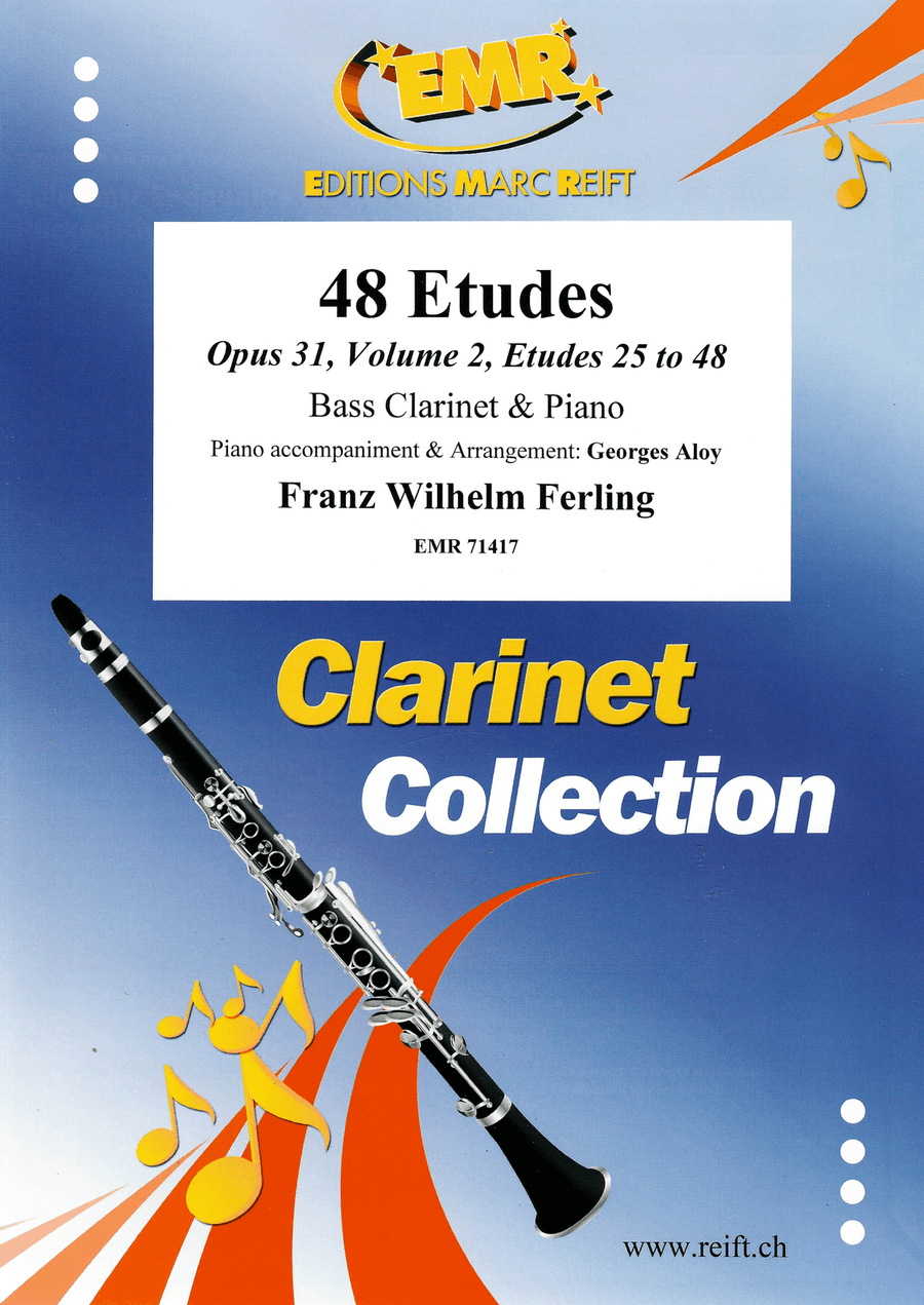 48 Etudes Volume 2 48 Etudes Volume 2 Bass Clarinet scores gallery preview page 1