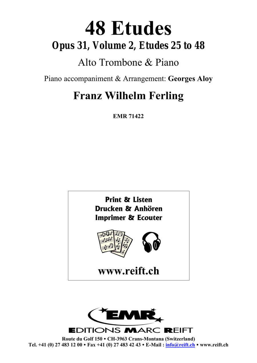48 Etudes Volume 2 48 Etudes Volume 2 Piano Accompaniment scores gallery preview page 2
