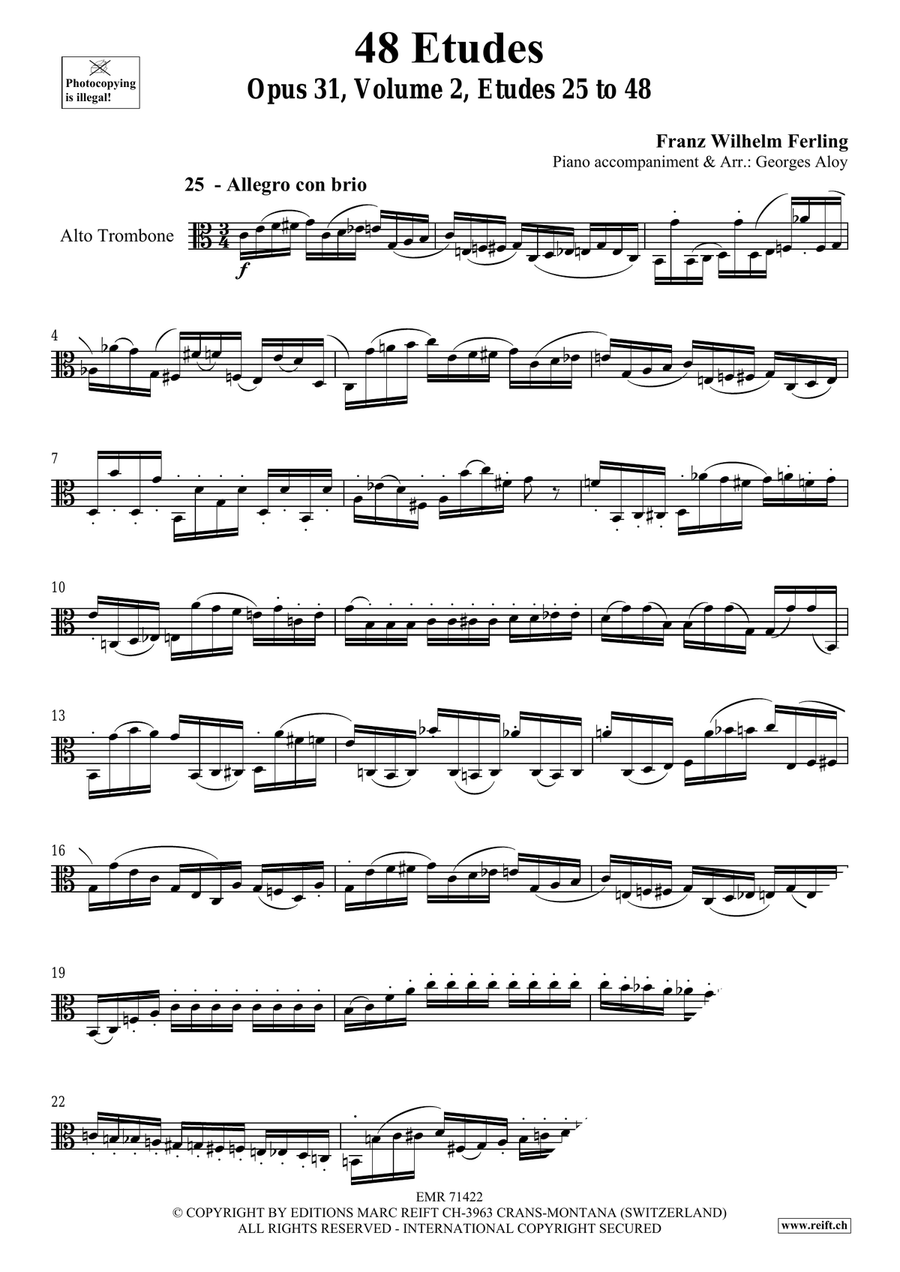 48 Etudes Volume 2 48 Etudes Volume 2 Piano Accompaniment scores gallery preview page 3