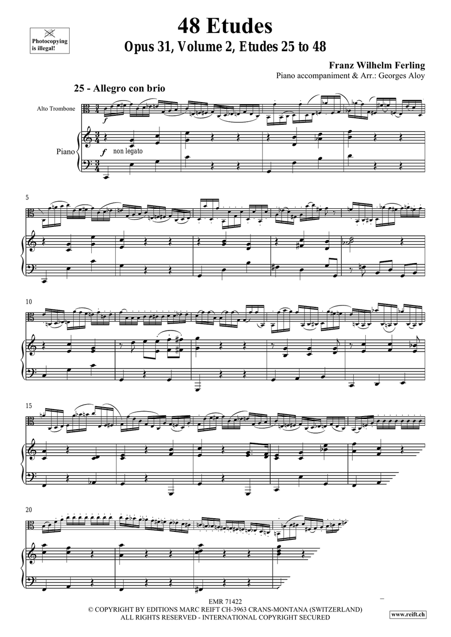 48 Etudes Volume 2 48 Etudes Volume 2 Piano Accompaniment scores gallery preview page 4