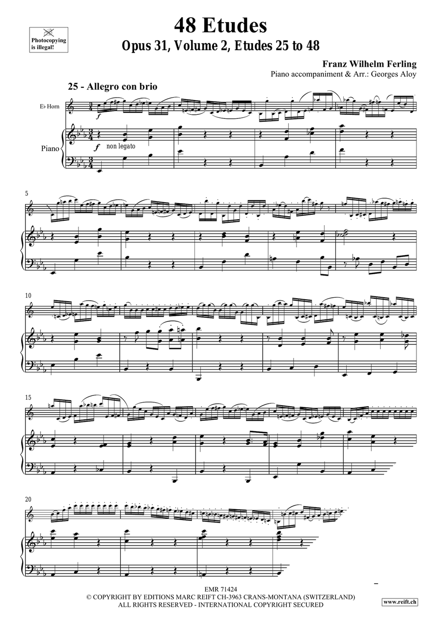 48 Etudes Volume 2 48 Etudes Volume 2 Horn scores gallery preview page 4