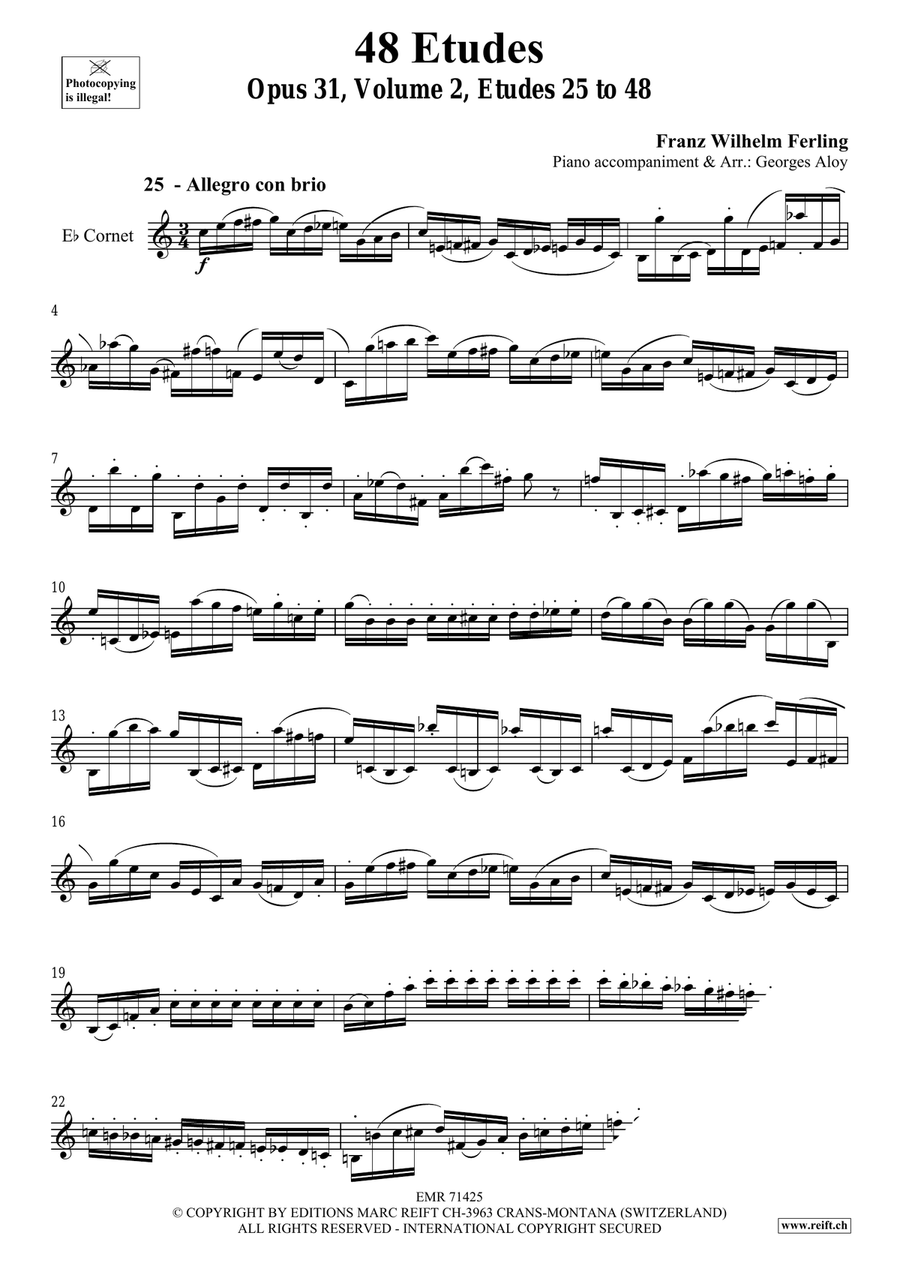 48 Etudes Volume 2 48 Etudes Volume 2 Cornet scores gallery preview page 3