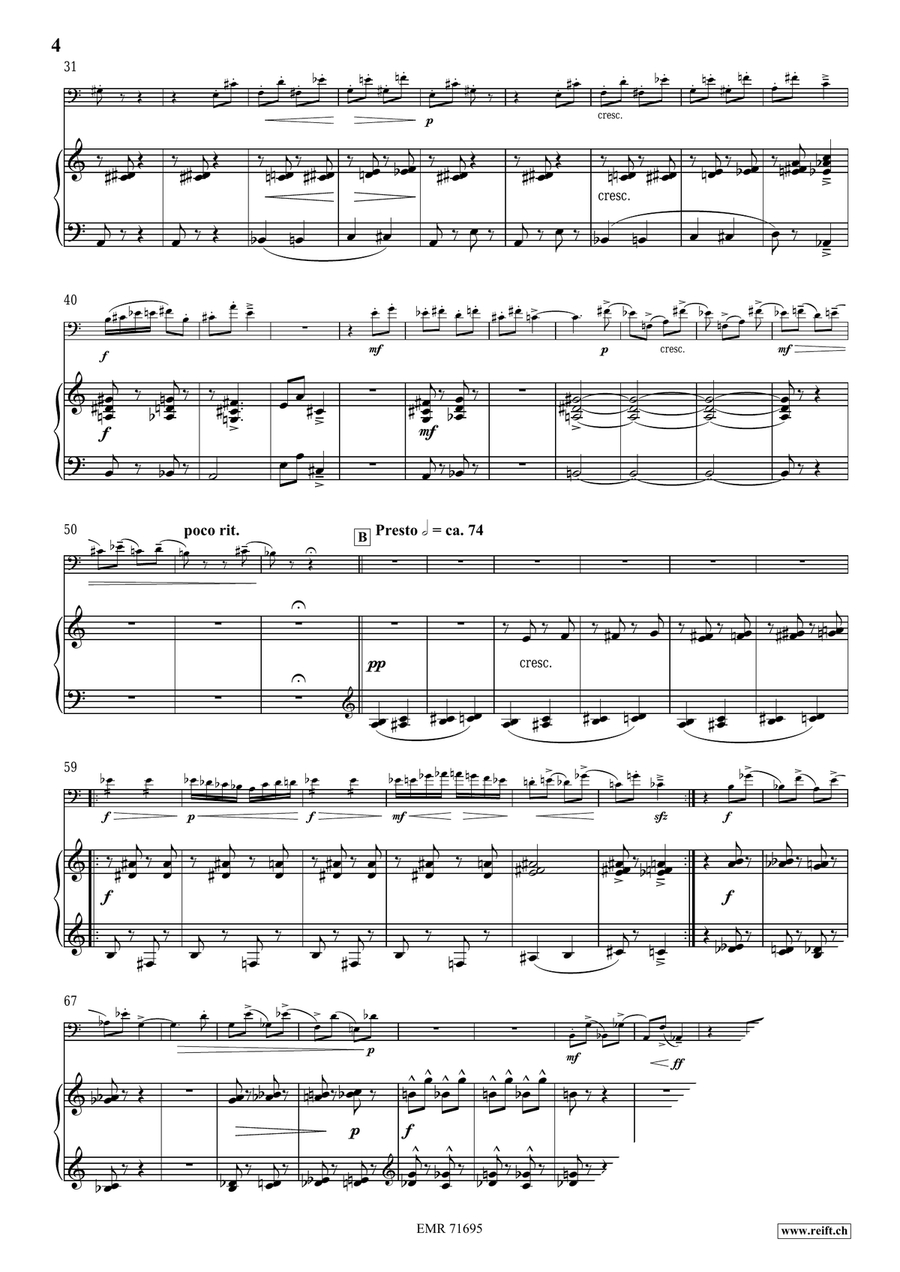 Tre Divertimenti Tre Divertimenti Bassoon Solo scores gallery preview page 7