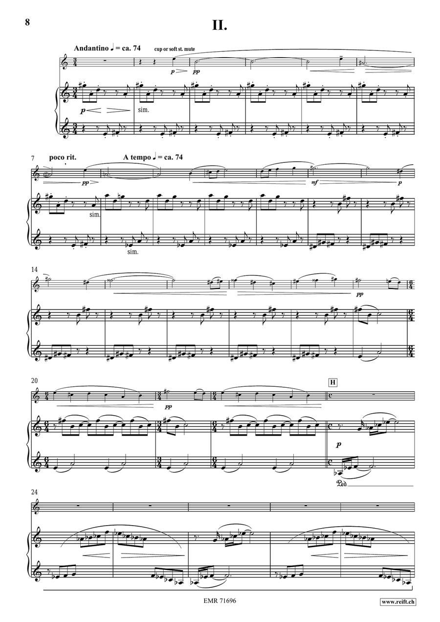 Tre Divertimenti Tre Divertimenti Cornet scores gallery preview page 8