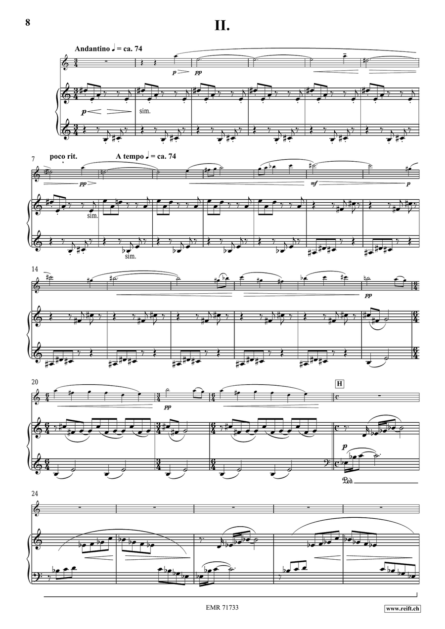 Tre Divertimenti Tre Divertimenti Flute Solo scores gallery preview page 8