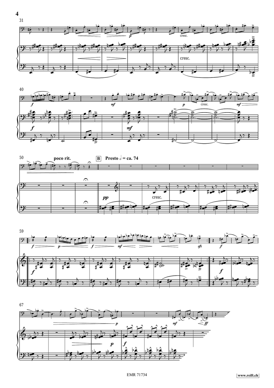 Tre Divertimenti Tre Divertimenti Piano Accompaniment scores gallery preview page 7