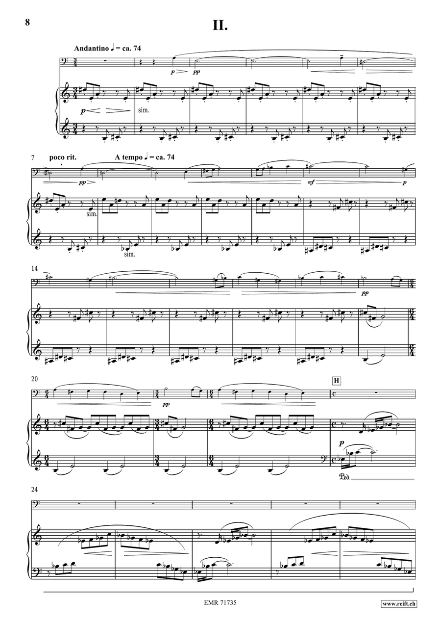 Tre Divertimenti Tre Divertimenti Double Bass scores gallery preview page 8