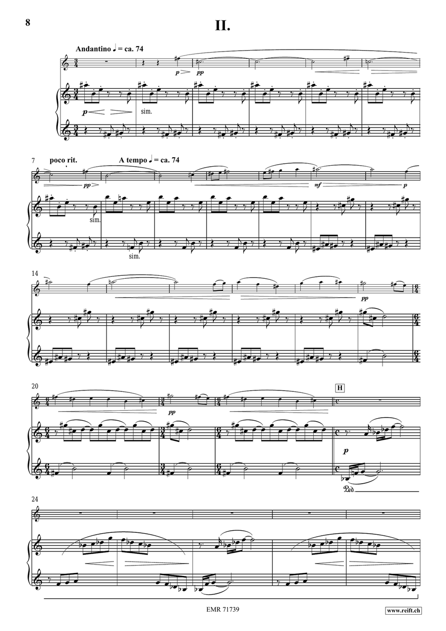 Tre Divertimenti Soprano Saxophone scores gallery preview page 8