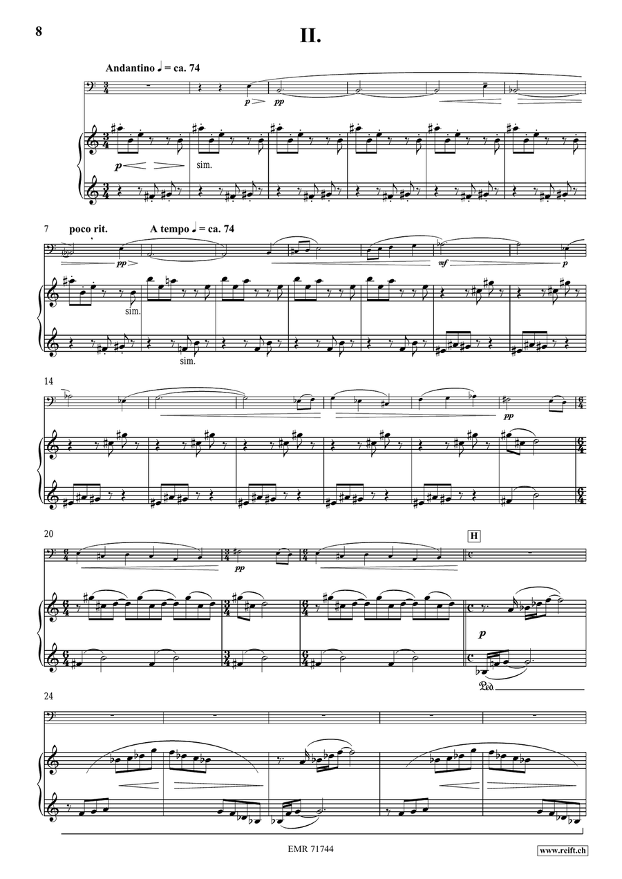Tre Divertimenti Tre Divertimenti Bass Trombone scores gallery preview page 8