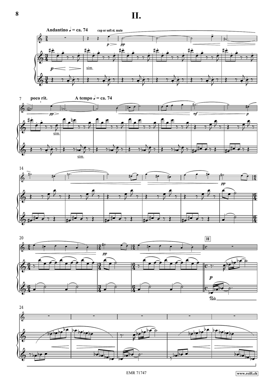 Tre Divertimenti Tre Divertimenti Horn scores gallery preview page 8