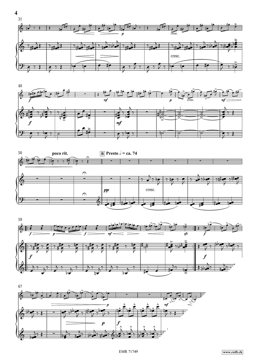 Tre Divertimenti Tre Divertimenti Voice Solo scores gallery preview page 7