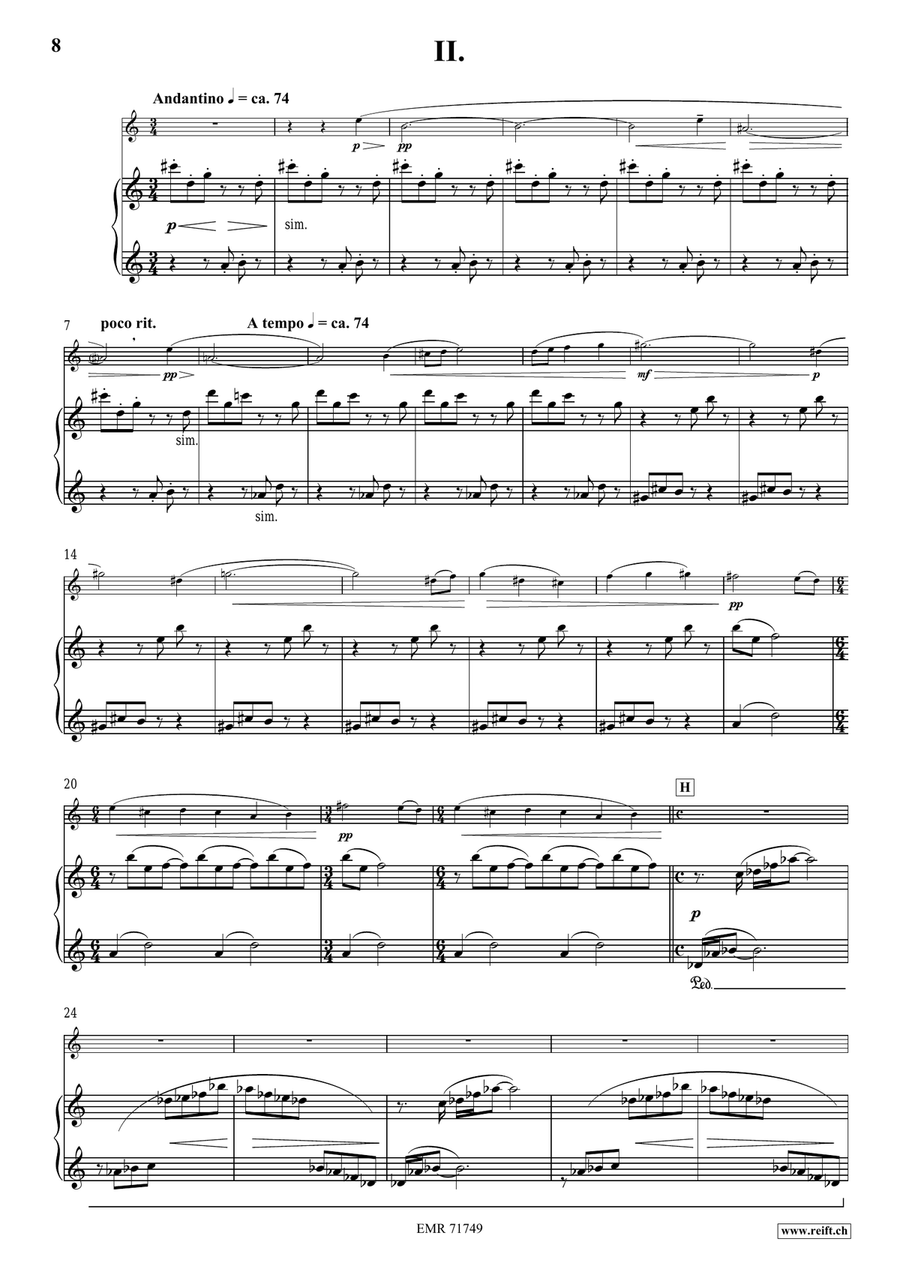 Tre Divertimenti Tre Divertimenti Voice Solo scores gallery preview page 8