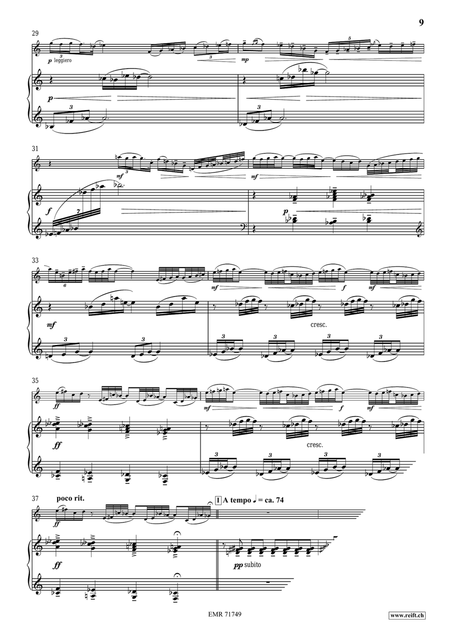 Tre Divertimenti Tre Divertimenti Voice Solo scores gallery preview page 9