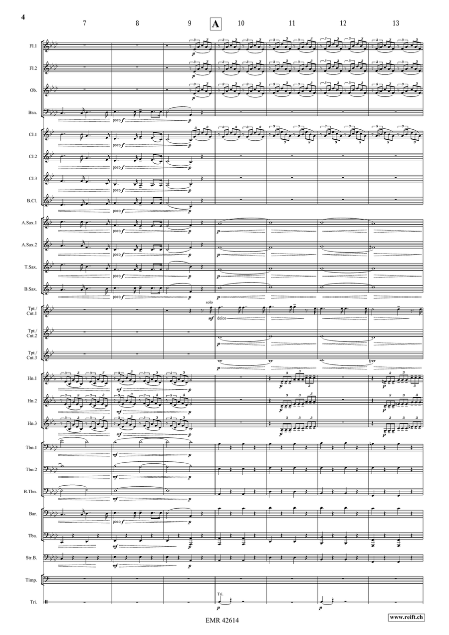 La Vergine Degli Angeli La Vergine Degli Angeli Concert Band scores gallery preview page 5