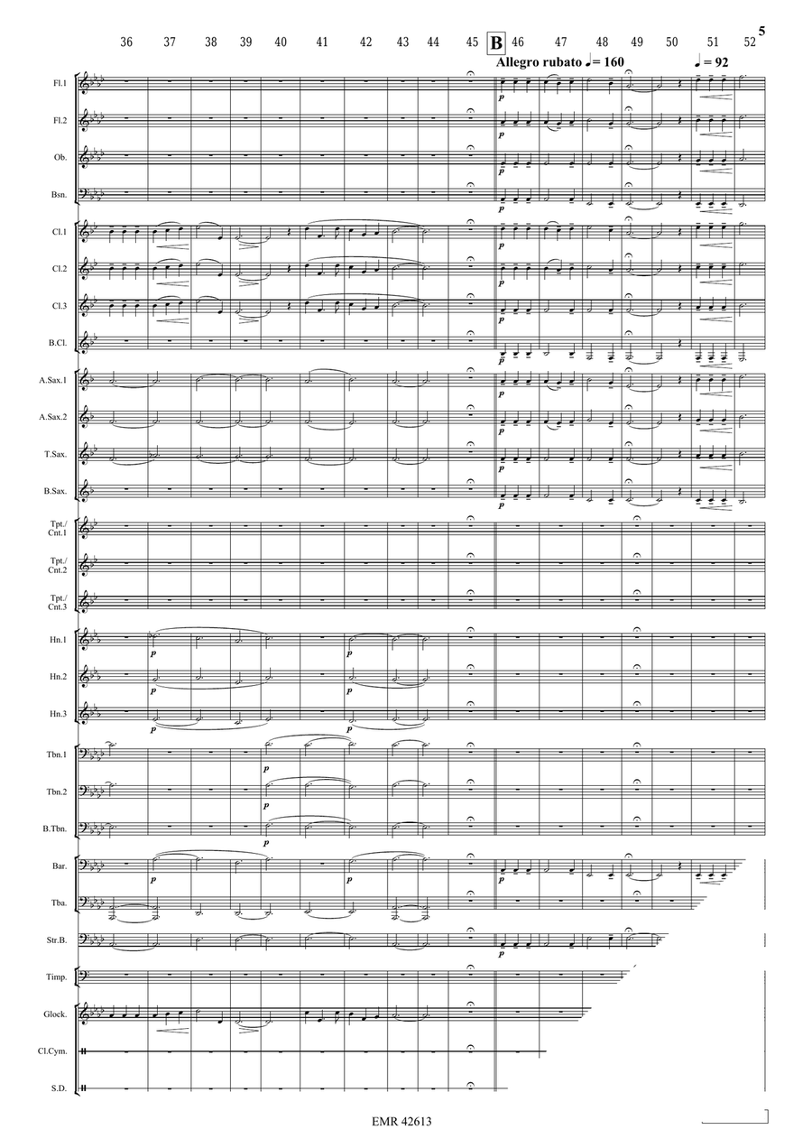 Legend Of The Twelve Robbers Concert Band scores gallery preview page 6