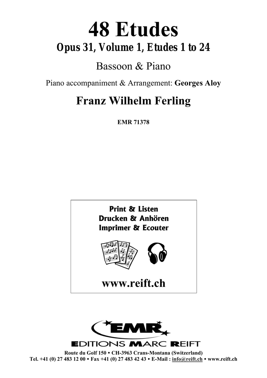 48 Etudes Volume 1 48 Etudes Volume 1 Bassoon Solo scores gallery preview page 2