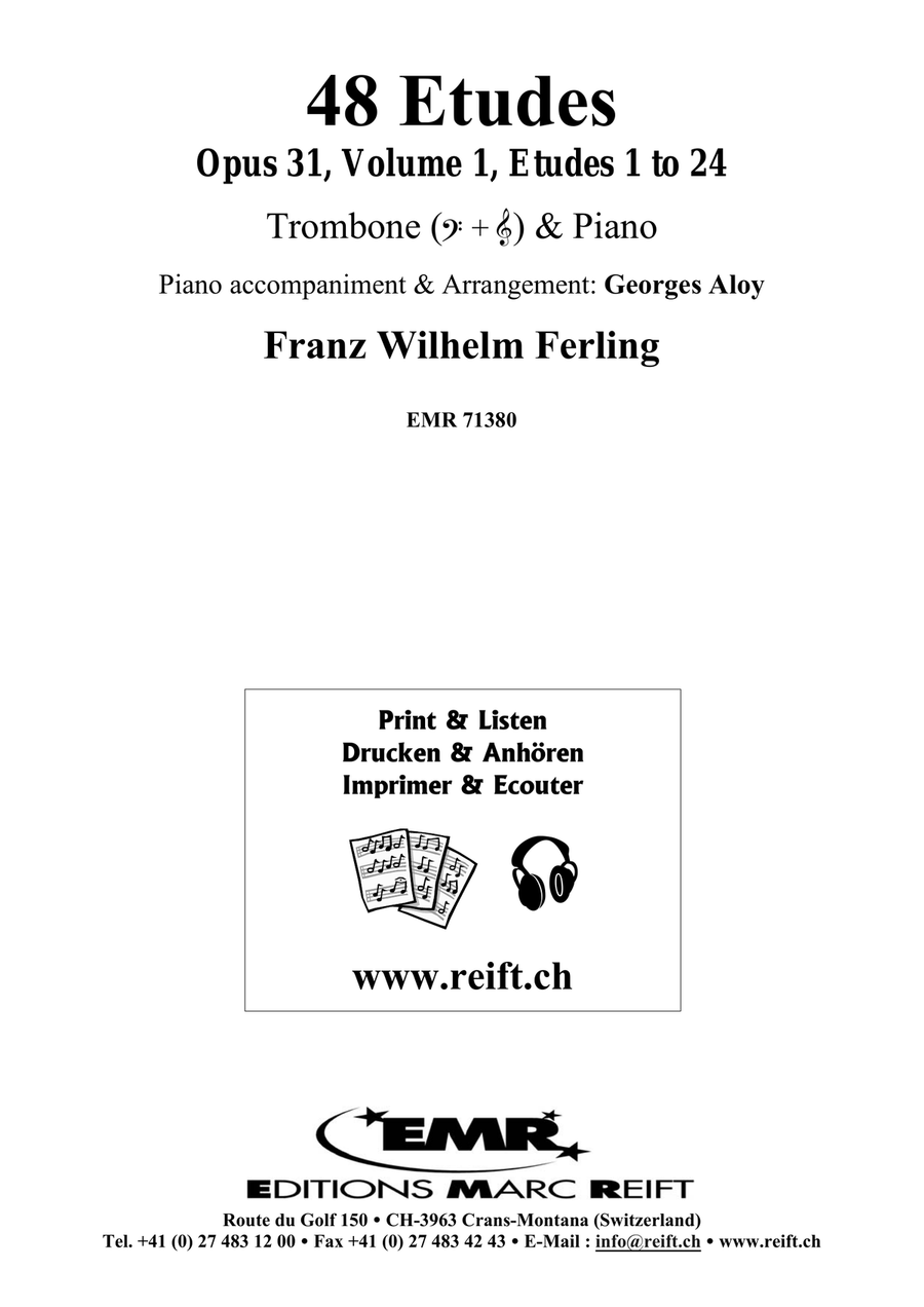 48 Etudes Volume 1 48 Etudes Volume 1 Piano Accompaniment scores gallery preview page 2
