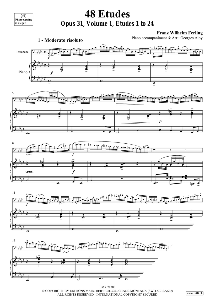 48 Etudes Volume 1 48 Etudes Volume 1 Piano Accompaniment scores gallery preview page 4