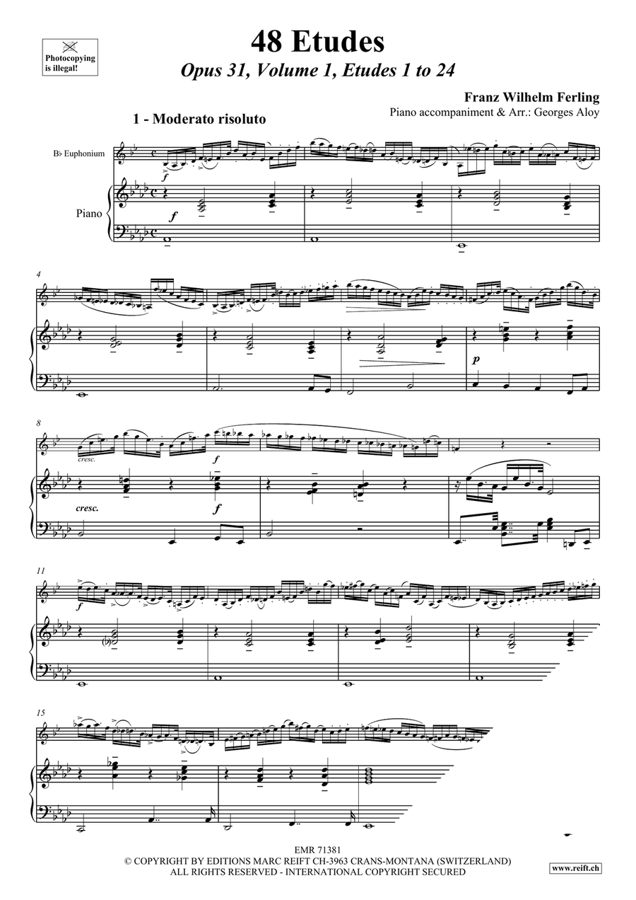 48 Etudes Volume 1 48 Etudes Volume 1 Euphonium scores gallery preview page 4
