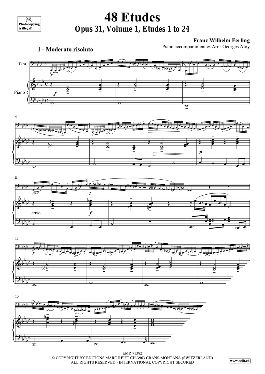 48 Etudes Volume 1 48 Etudes Volume 1 Tuba scores gallery preview page 4