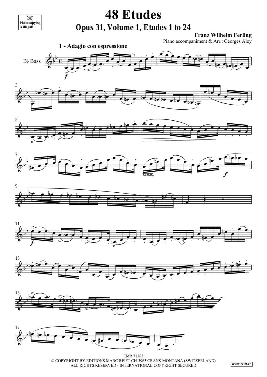 48 Etudes Volume 1 48 Etudes Volume 1 Voice Solo scores gallery preview page 3