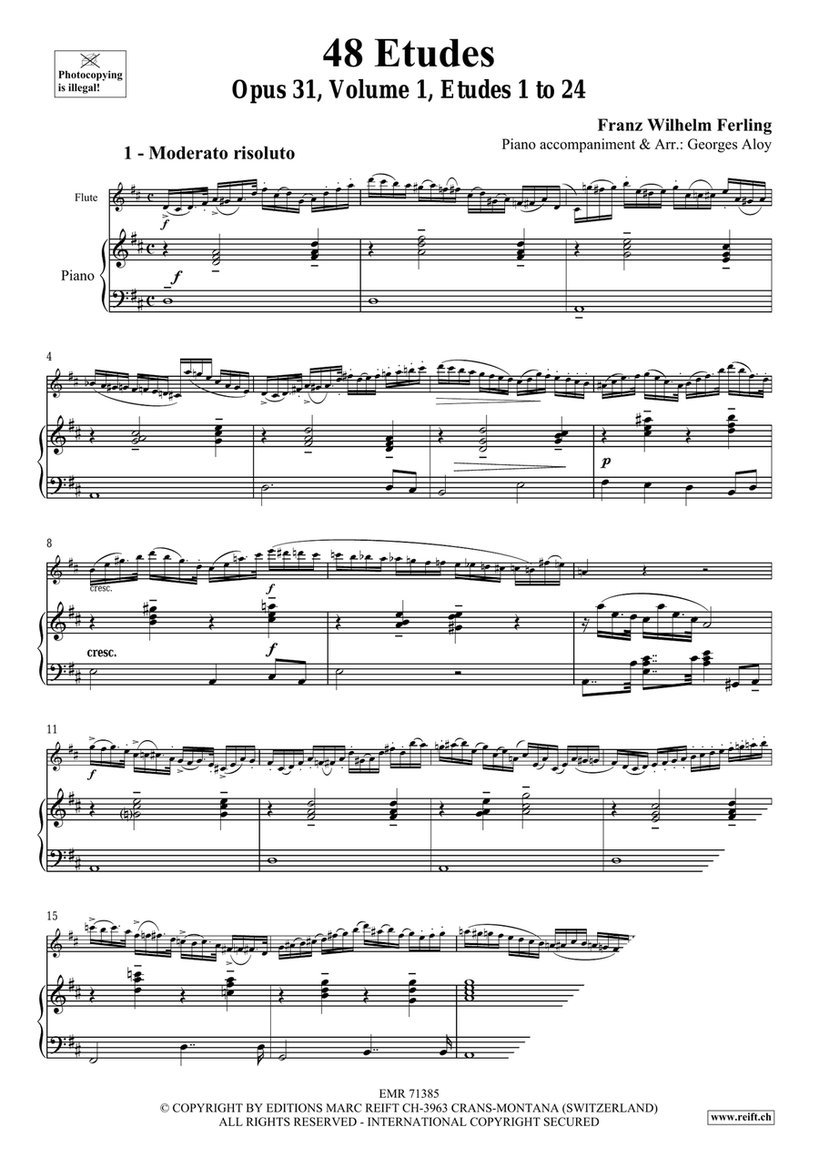 48 Etudes Volume 1 48 Etudes Volume 1 Flute Solo scores gallery preview page 4