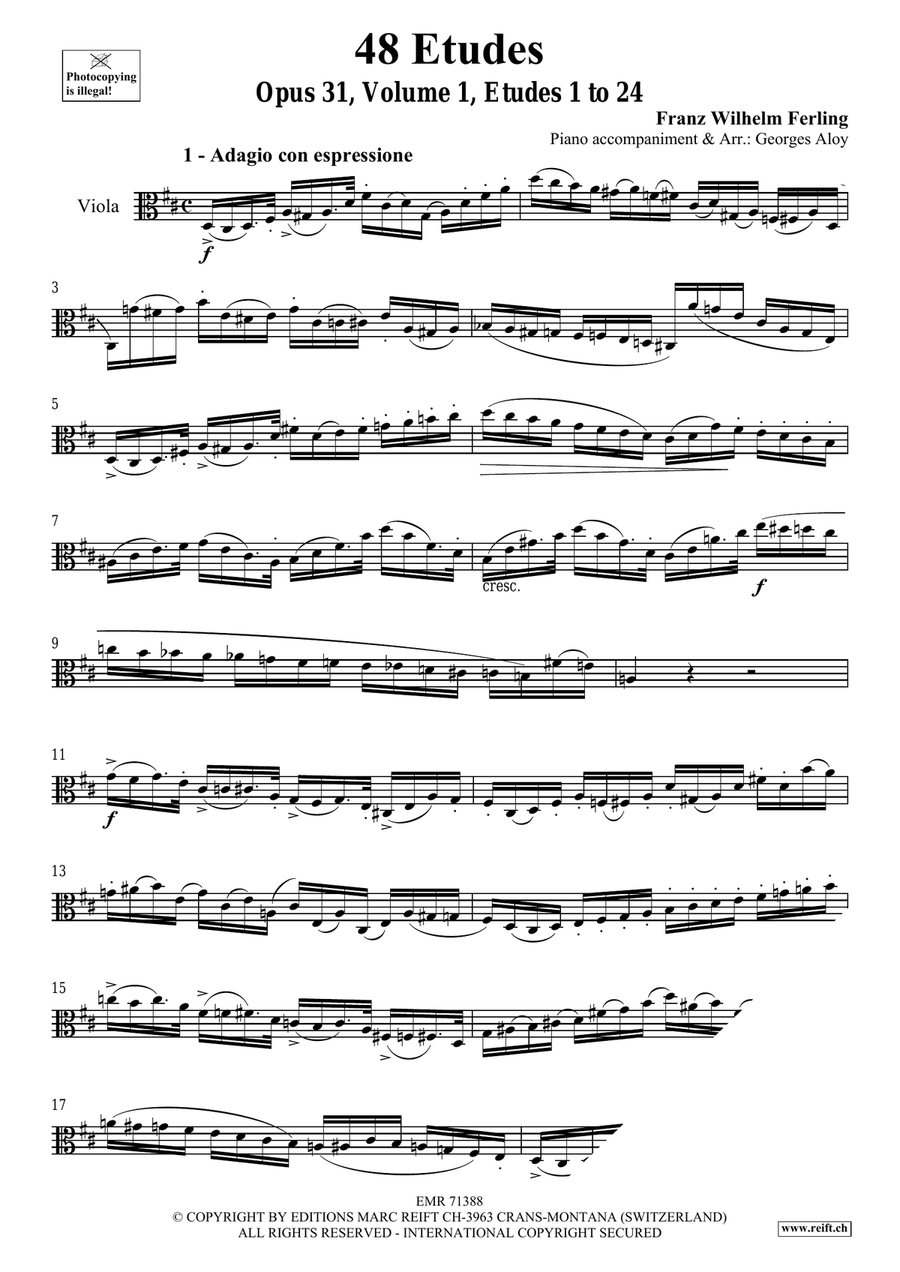 48 Etudes Volume 1 48 Etudes Volume 1 Piano Accompaniment scores gallery preview page 3