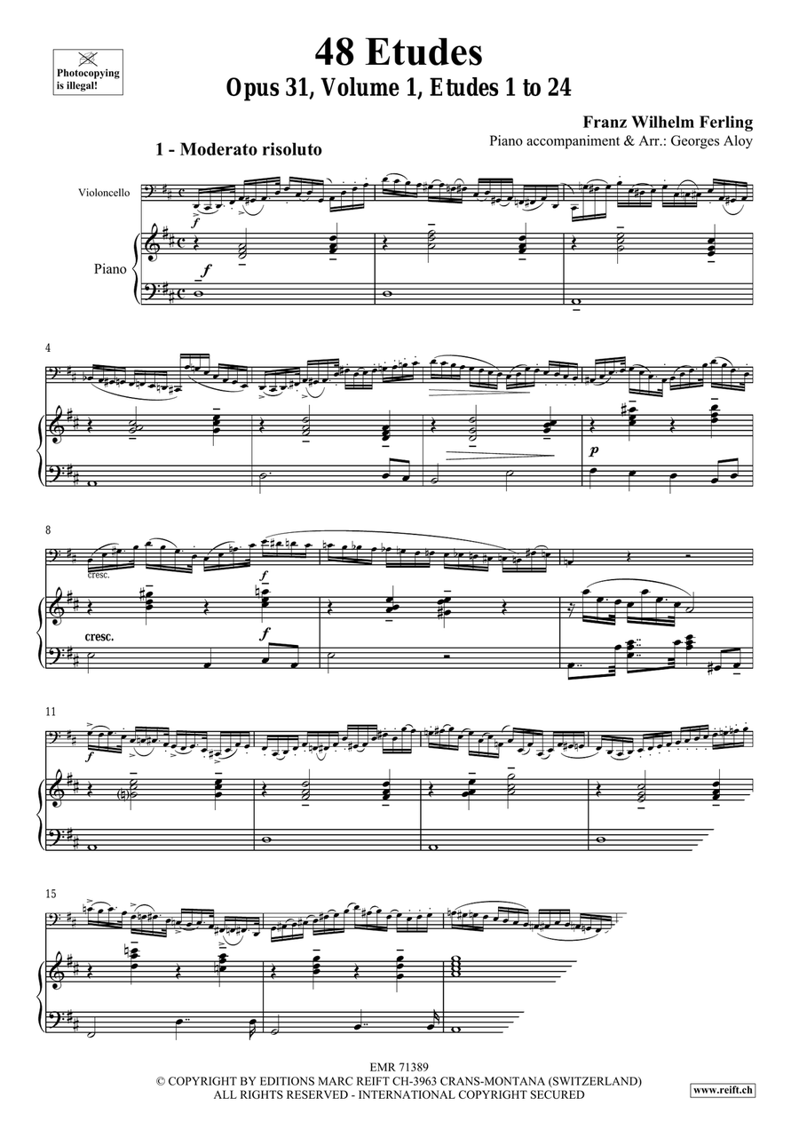 48 Etudes Volume 1 48 Etudes Volume 1 Piano Accompaniment scores gallery preview page 4
