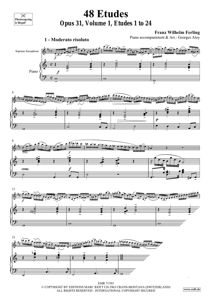 48 Etudes Volume 1 48 Etudes Volume 1 Soprano Saxophone scores gallery preview page 4