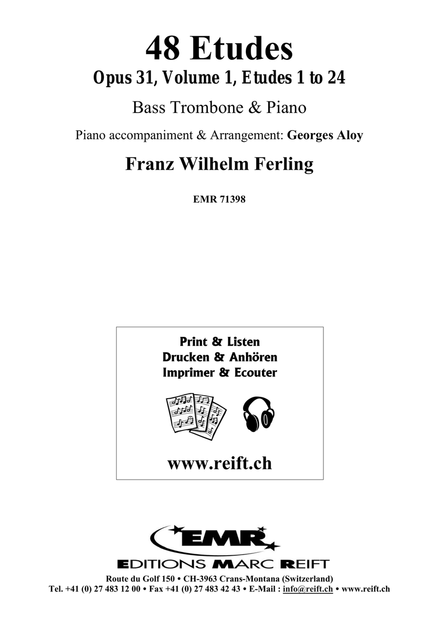 48 Etudes Volume 1 48 Etudes Volume 1 Bass Trombone scores gallery preview page 2