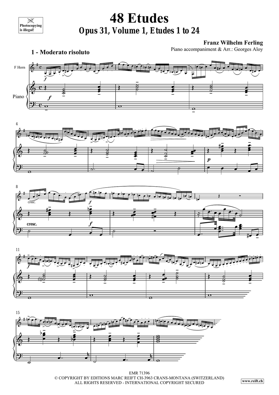 48 Etudes Volume 1 48 Etudes Volume 1 Horn scores gallery preview page 4