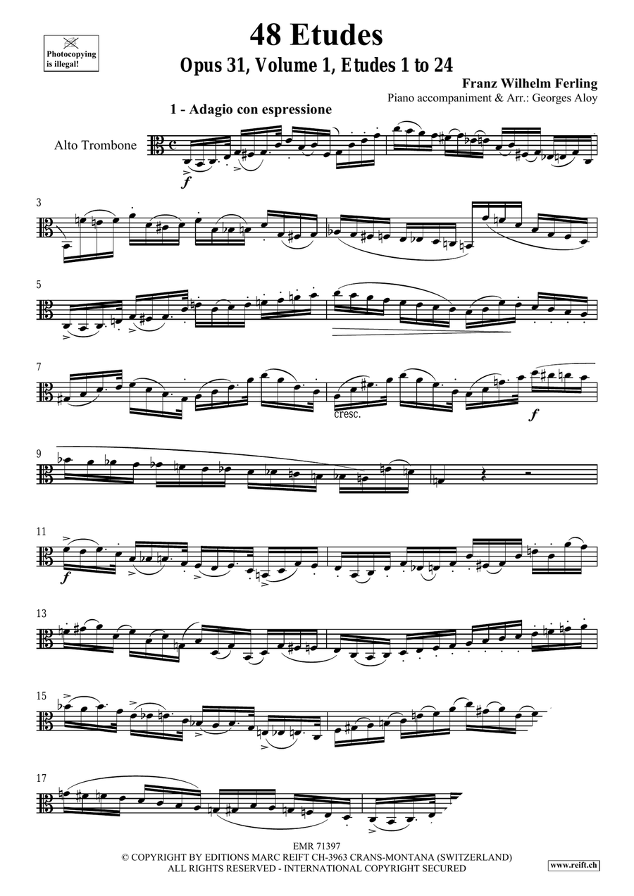 48 Etudes Volume 1 48 Etudes Volume 1 Piano Accompaniment scores gallery preview page 3