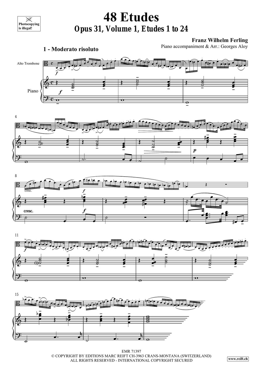 48 Etudes Volume 1 48 Etudes Volume 1 Piano Accompaniment scores gallery preview page 4