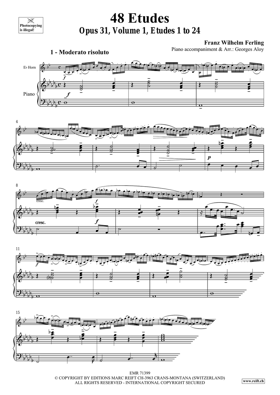 48 Etudes Volume 1 48 Etudes Volume 1 Horn scores gallery preview page 4